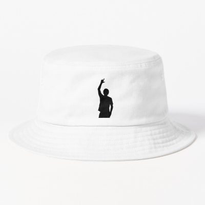 Machine Gun Kelly - Lace Up Silhouette Sticker Bucket Hat Official Machine Gun Kelly Merch