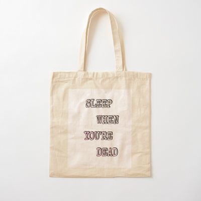 Sleep When.. Sticker - Machine Gun Kelly Tote Bag Official Machine Gun Kelly Merch