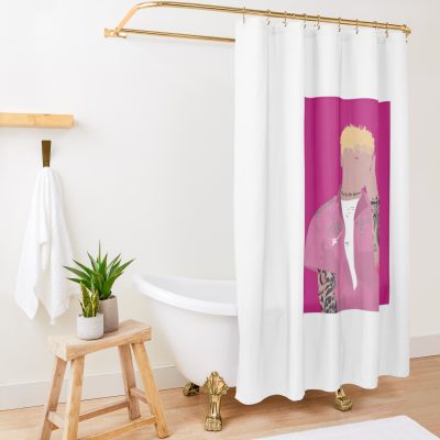 Kelly Art Shower Curtain Official Machine Gun Kelly Merch