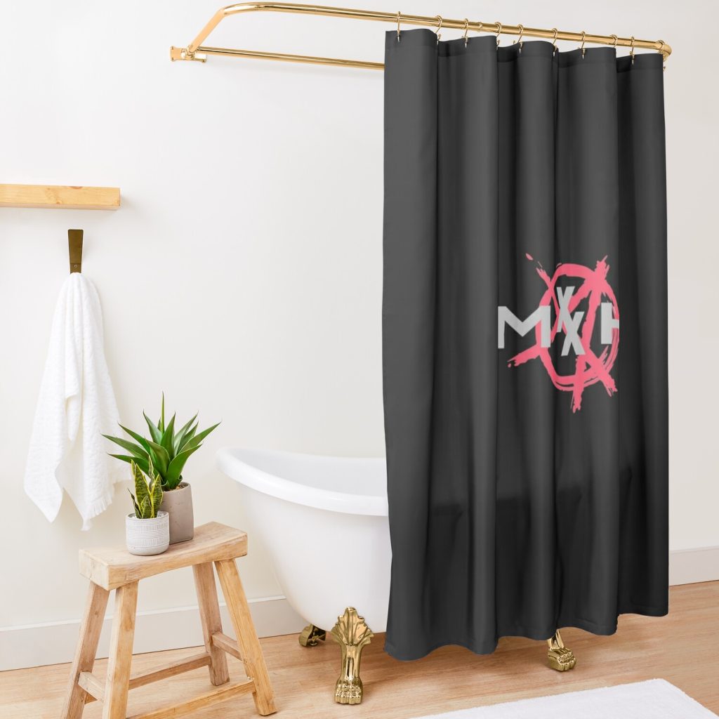 Logo Kelly Art Shower Curtain Official Machine Gun Kelly Merch