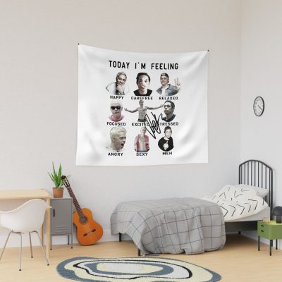 Pete Davidson Mgk - Machine Gun Kelly - Funny Feelings Tapestry Official Machine Gun Kelly Merch