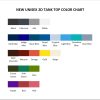 tank top color chart - Machine Gun Kelly Store