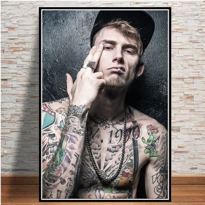 Hot New Machine Gun Kelly Rapper Hip Hop Wall Art