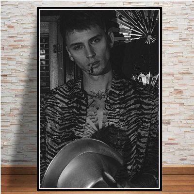 New Machine Gun Kelly In The Mic Painting Wall Art